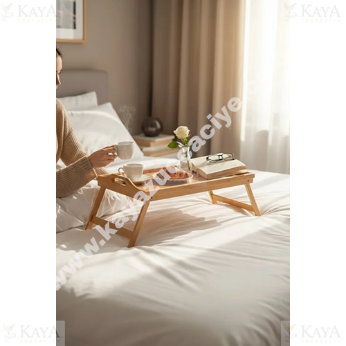 BALSA BAMBU SUNUM TEPSİSİ AYAKLI 50x30 CM 1*12