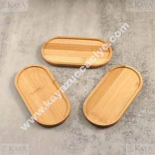 BZD IVORY BAMBU YAĞDANLIK ALTI 23x12 CM 1*240