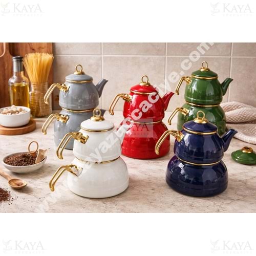 BONDY ÇAYDANLIK TAKIMI EMAYE 1*6-1*8