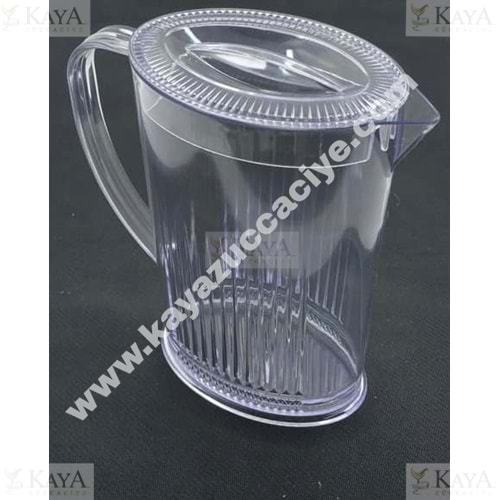 ERSAM PLASTİK OVAL KRİSTAL SÜRAHİ 1,2 LT 1*40