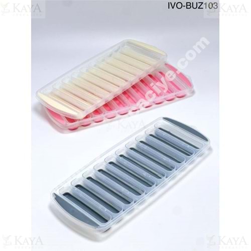 BZD IVORY SİLİKON BUZ KALIBI ÇUBUK 10 SIRA 1*100