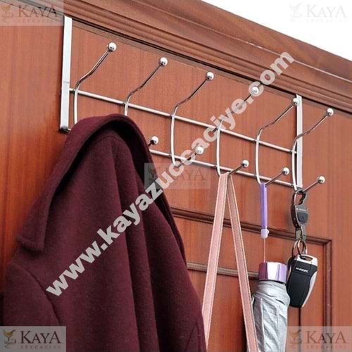 ARHAS METAL ASKI AMERİKAN KAPI ARKASI KROM 6 LI ASKI 1*5
