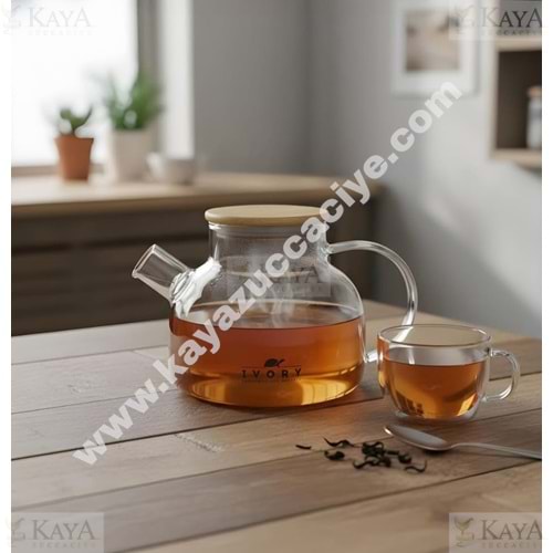 BZD IVORY CAM DEMLİK BOROSİLİKAT 1000 ML 1*24