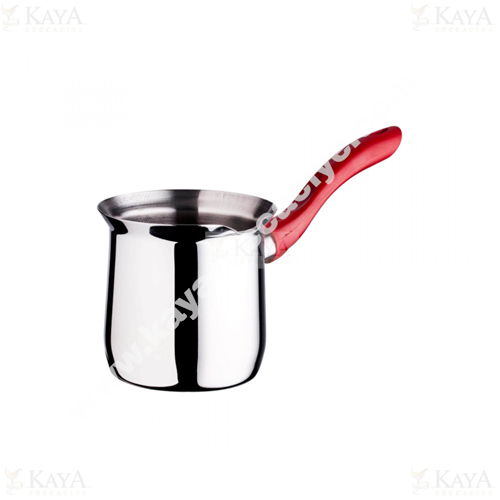 ZEN CEZVE ÇELİK KLASİK KIRMIZI KULP 3 NO 1*60