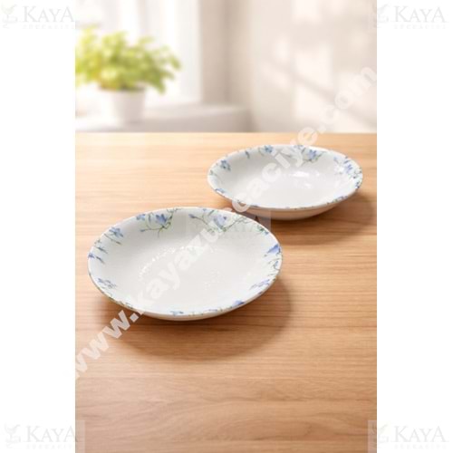 ALİNA HOME MAVİ ÇİĞDEM KÜÇÜK YEMEK TABAĞI 17 CM 1*18