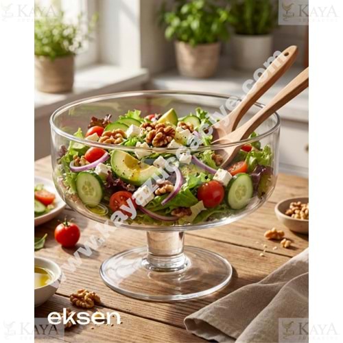 ALN ELMASA DELSHAD 19x11 CM AYAKLI KASE 1*6