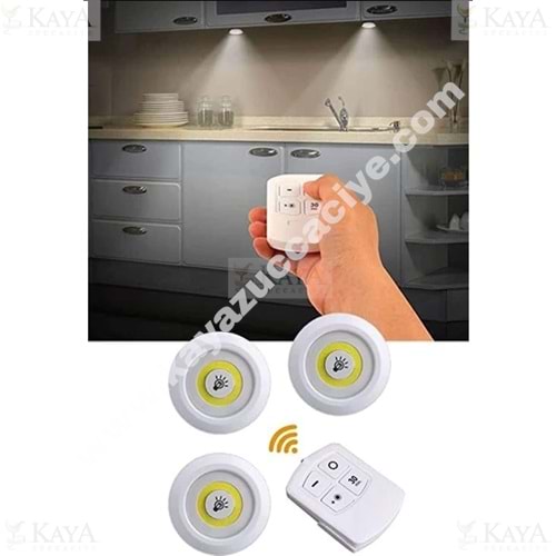 DMR KUMANDALI 3 LÜ LED LAMBASI 1*40