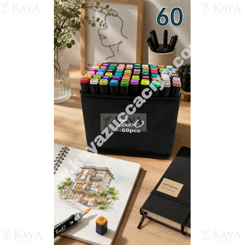BAROTTİ BOYA KALEMİ ÇANTALI TOUCH DAYN 60 LI 1*20