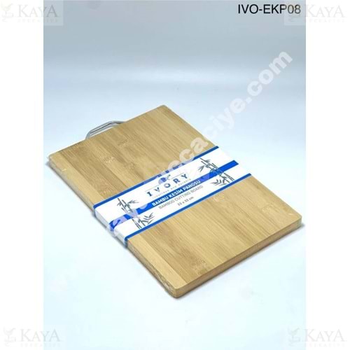 BZD IVORY KESME TAHTASI BAMBU METAL SAPLI KESİM PANOSU 22x32 CM 1*30