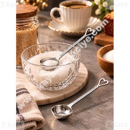 ENF ÖLÇÜM KAŞIĞI METAL GÜMÜŞ 1*100