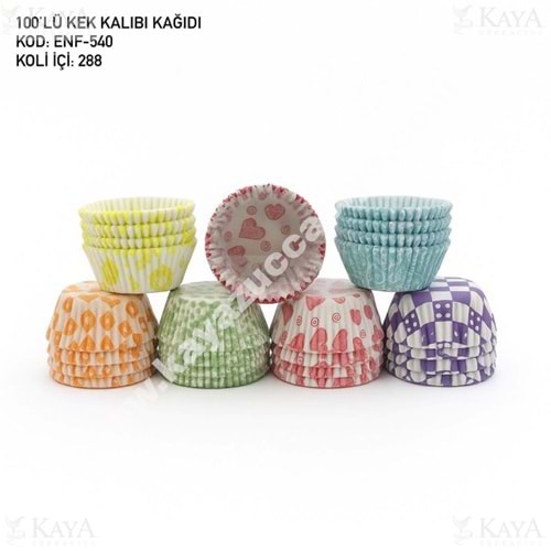 ENF CHEF PRİME KEK KALIBI MUFFİN DESENLİ 11 CM 1*12