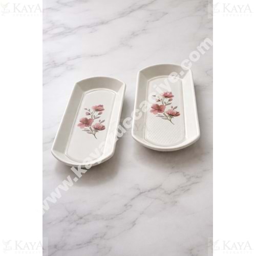 ALİNA HOME FERRERO DALGALI KÜÇÜK OVAL KELEBEK KAYIK 22 CM 1*12