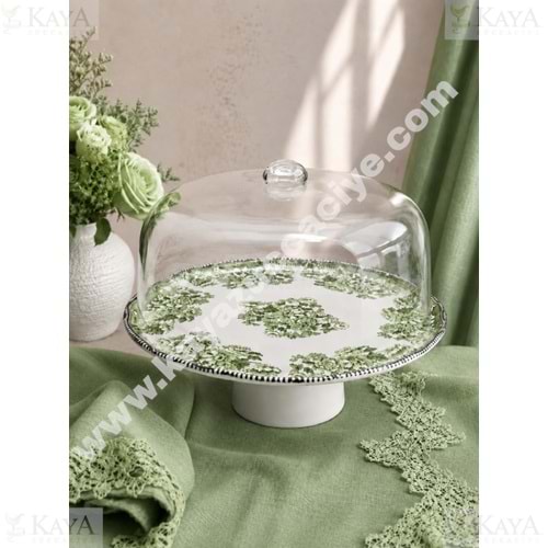 ÜLGER FLORA YEŞİL AYAKLI KEK FANUS 1*6