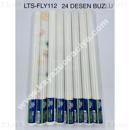 BZD LOTUS YAPIŞKANLI FOLYO PVC 2 MT BUZ DESEN 1*96