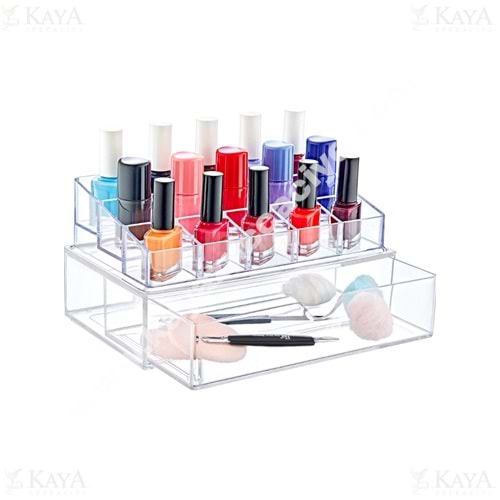 BOX UP MANİKÜR SETİ DÜZENLEYİCİSİ 6 GÖZ 1*12