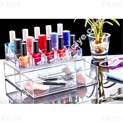 BOX UP MANİKÜR SETİ DÜZENLEYİCİSİ 15 GÖZ 1*24