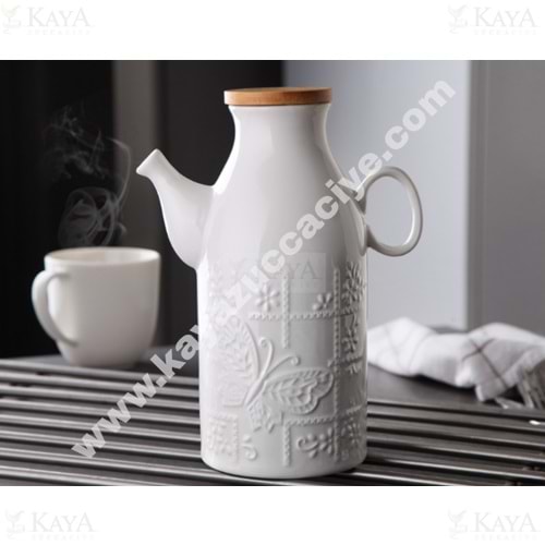 GNL PORSELEN YAĞLIK YUVARLAK 1000 ML 1*12