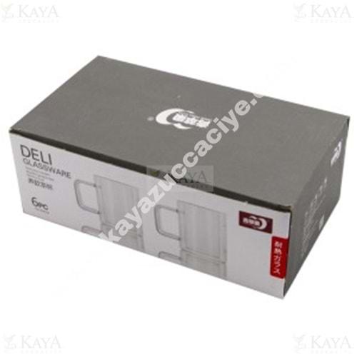 DELİ GLASS CAM KUPLU BARDAK 6 LI 1*24