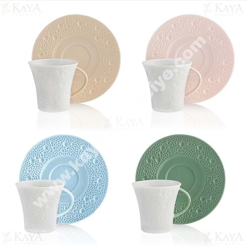 OKS KAVALYE BONİBON 2 Lİ KAHVE TAKIMI 1*22