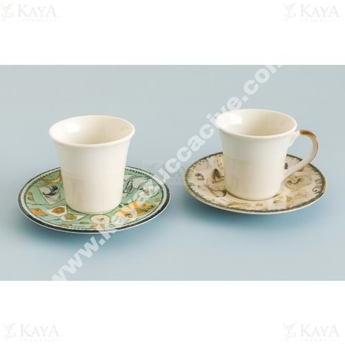 OKS KAVALYE RETRO 2 Lİ KAHVE TAKIMI 1*22