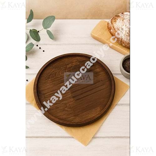 GLD BAMBU SUNUM TEPSİSİ YUVARLAK 25 CM 1*66