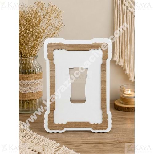 GLS AHŞAP FOTOĞRAF ÇERÇEVESİ 10x15 CM DİKEY YATAY