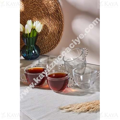 ALN MONSOURA PERALY TEA 250 ML BONCUK KULP ÇAY KUPASI 1*8