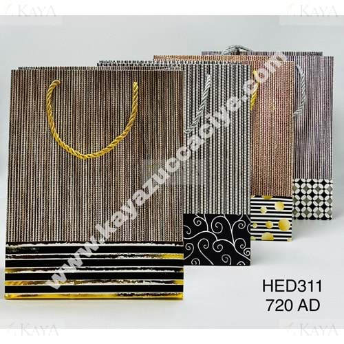 BZD IVORY DESENLİ 23X18 CM HEDİYELİK ÇANTA 1*12