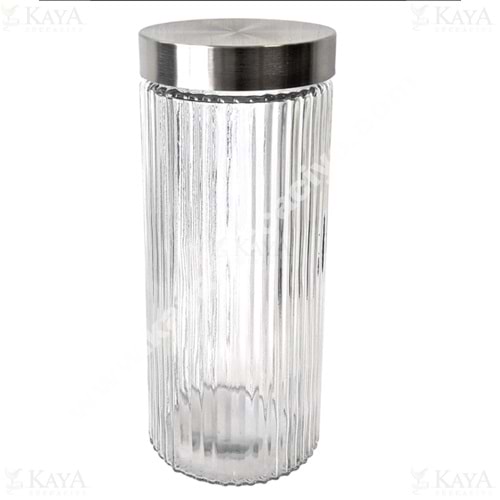 DELİ GLASS CAM KAVANOZ METAL KAPAK 2100 ML 1*6
