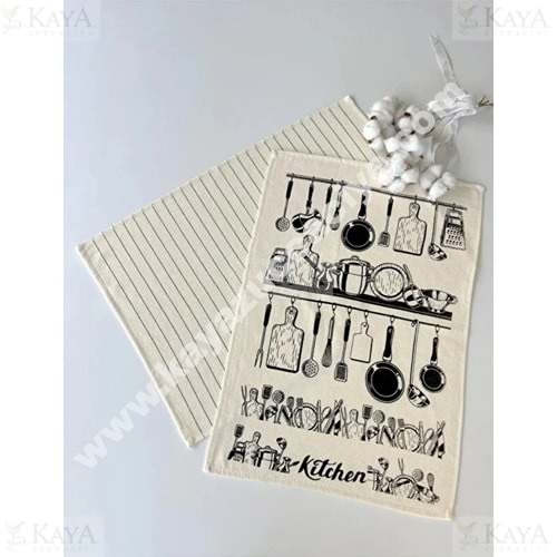 SERMAT HAVLU PEÇETE 2 Lİ ÇİFT YÖNLÜ 40x60 CM 1*20