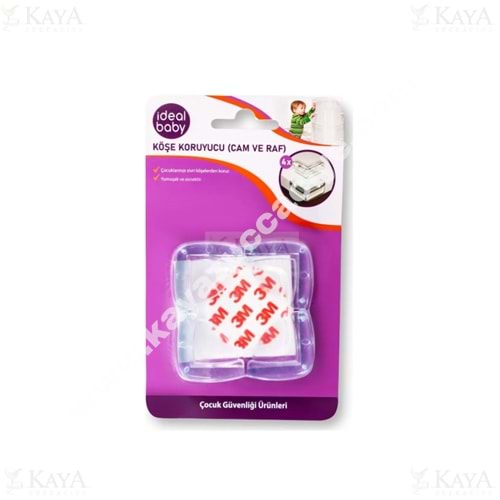 İDEAL BABY KÖŞE KORUYUCU ( CAM VE RAF ) 4 LÜ 1*24