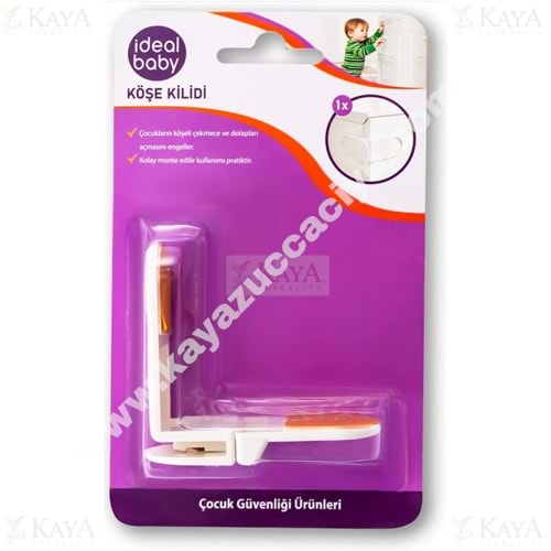İDEAL BABY VİDASIZ KÖŞE KİLİDİ 1*24
