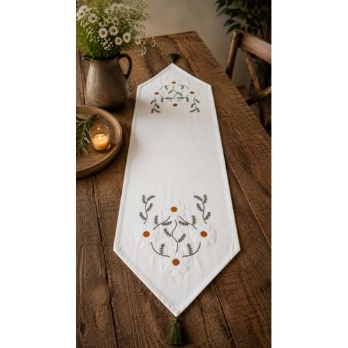 İNCİ HOME KETEN RUNNER RANIR 40x106 CM 1*10