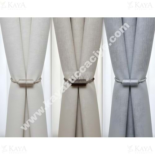 BZD IVORY PERDE TOKASI İPLİ TEKLİ 1*12