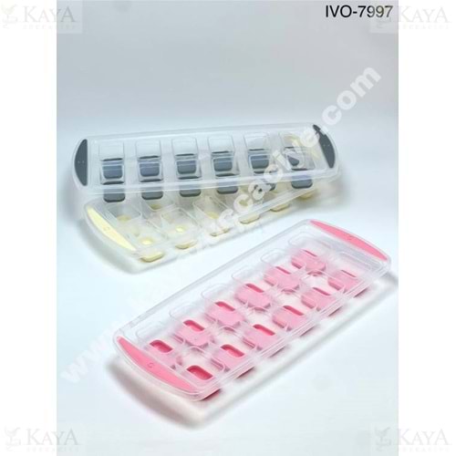 BZD IVORY SİLİKON BUZ KALIBI JUMBO DİKDÖRTGEN 10 SIRA 1*100