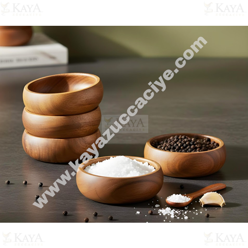 BZD IVORY AKASYA YUVARLAK ÇEREZLİK SUNUM KASESİ 10 CM 4 LÜ 1*24