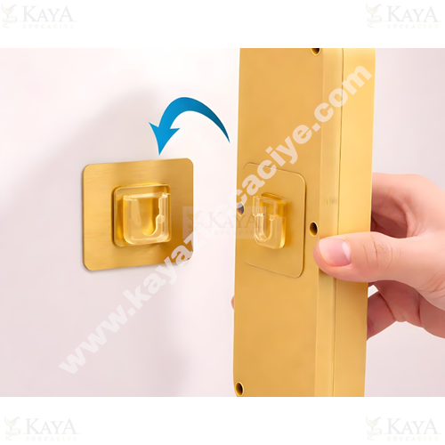BZD IVORY YAPIŞKANLI ASKI METALİZE KARE 2 Lİ ASKI 1*20