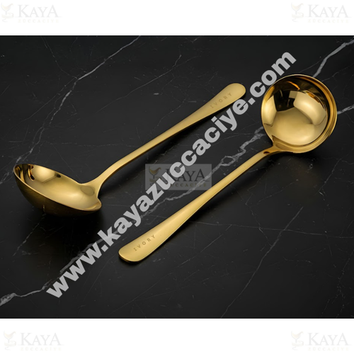BZD IVORY ÇELİK SERVİS GOLD KEPÇE 24 CM 1*24