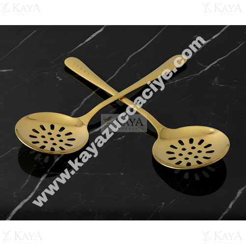 BZD IVORY ÇELİK SERVİS GOLD KEVGİR 26 CM 1*24