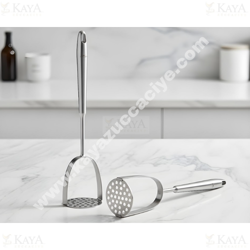 BZD IVORY PATATES EZİCİ METAL SAPLI ÇELİK 1*48