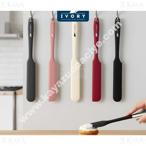 BZD IVORY SİLİKON SPATULA KREMA KÜÇÜK 1*36