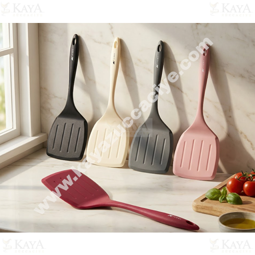 BZD IVORY SİLİKON JUMBO SERVİS SPATULASI 33x12,5 CM 1*30