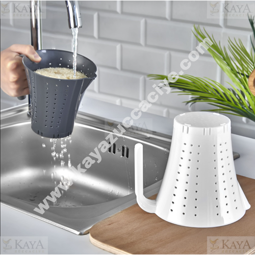 KARALİ PİRİNÇ SÜZGEÇİ SAPLI 1*60