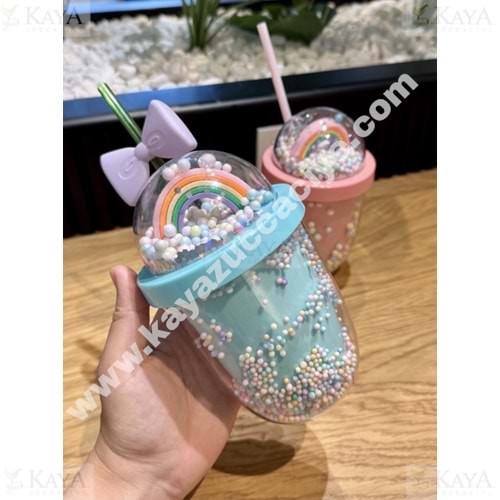 KRD PİPETLİ BARDAK AKRİLİK DESENLİ 1*60