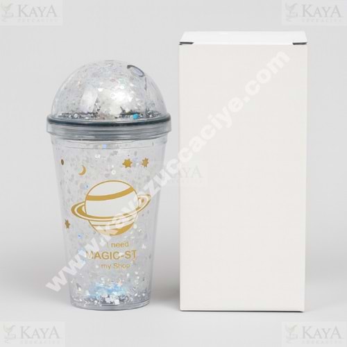 KRD PİPETLİ BARDAK AKRİLİK DESENLİ 1*60