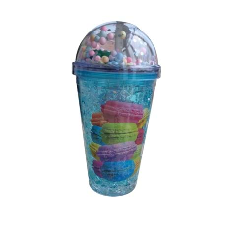 KRD PİPETLİ BARDAK AKRİLİK DESENLİ 1*60