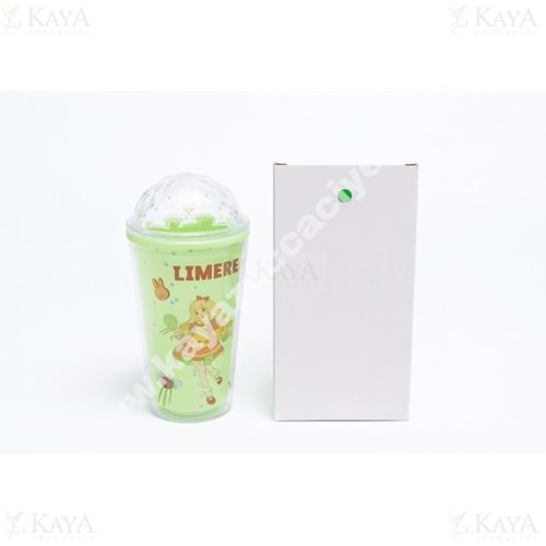 KRD PİPETLİ BARDAK AKRİLİK DESENLİ 1*60