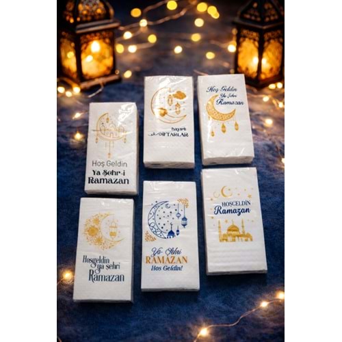 KRD KONUŞAN PEÇETE 25 Lİ RAMAZAN PEÇETESİ 17x9 CM 1*96