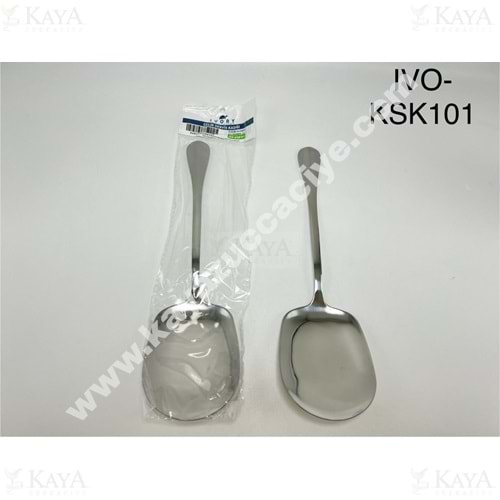 BZD IVORY METAL SERVİS KAŞIĞI BÜYÜK 26 CM 1*12