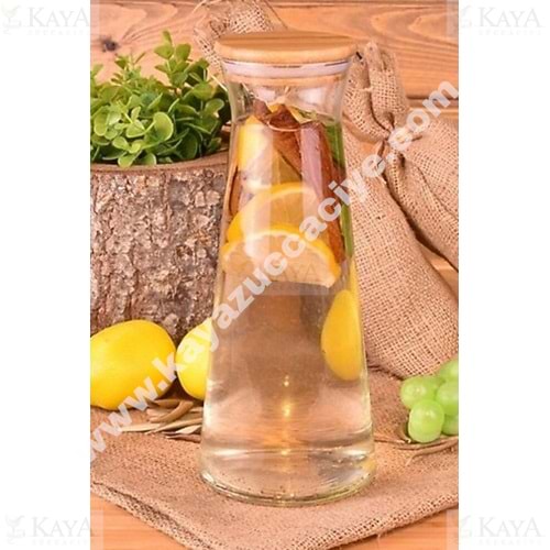 OKS KAVALYE BAMBU KAPAKLI LALE SÜRAHİ 1,2 LT 1*6